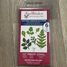 Spellbinders Shapeabilities Foliage Die Cut Set S4-328 Set Of 6