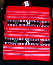 Art & Craft Multicoloured Embroidered String Gift Bag, Lined - 34 cm x 28 cm NWT