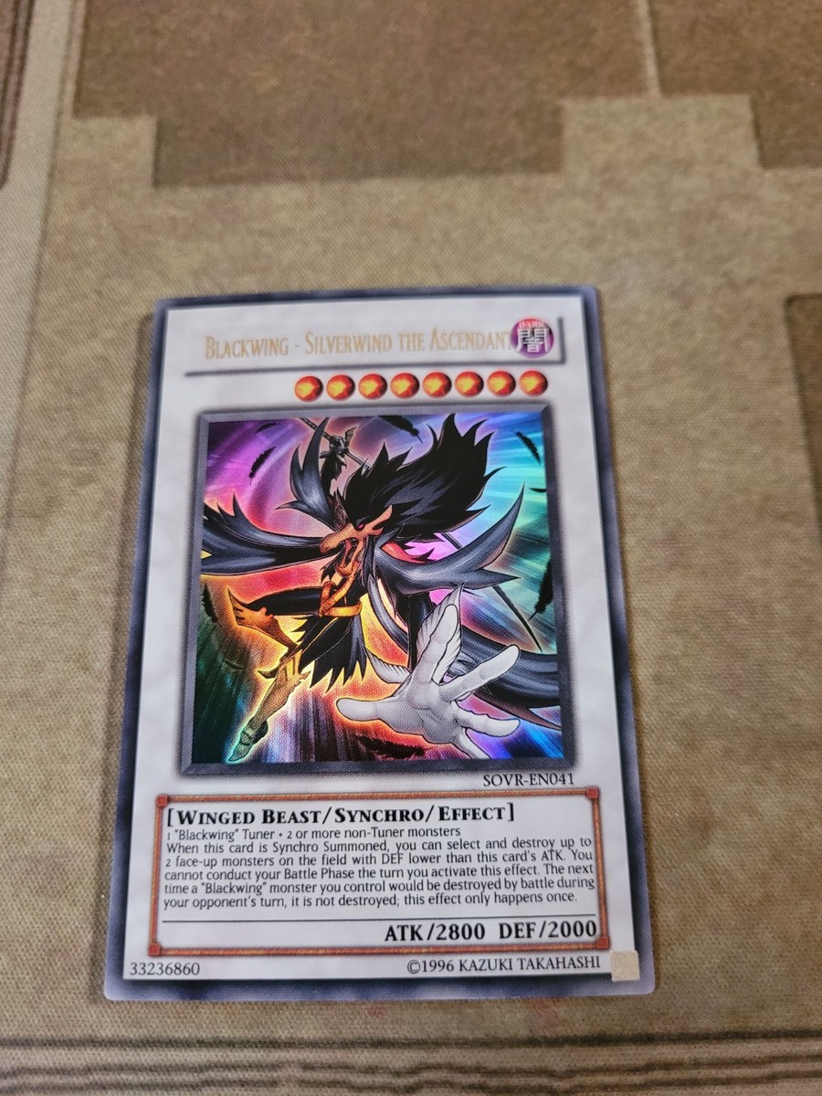 YUGIOH BLACKWING SILVERWIND THE ASCENDANT SOVR-EN041 ULTRA