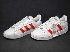 Adidas Grand Court Alpha 00s White Womens Sizes Red Blue Shoes JQ0027 NBY NEW