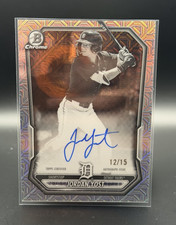 Bowman 2026 Bowman Chrome Jordan Yost Tigers RC Auto #BMA-JY B&W Mojo /15