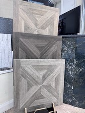Porcelain Tile Wood Matt Effect Wall Floor Bathroom Kitchen Hallway Tile 60x60cm