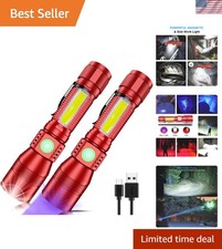 Torcia Blacklight ricaricabile 2 pezzi - 1000 lumen, impermeabile e versatile