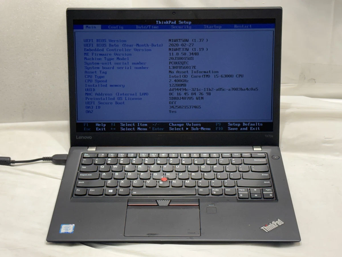 Lenovo ThinkPad T470S 12 GB RAM PC Laptops & Netbooks for Sale