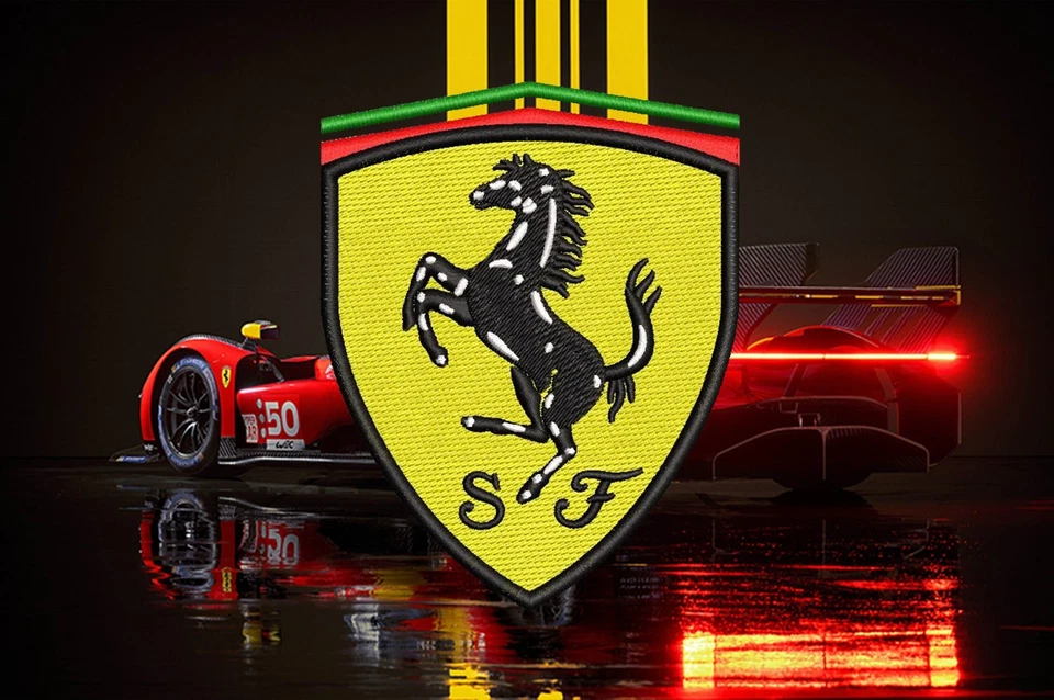 Parche bordado planchado chaqueta nombre etiqueta logotipo carreras insignia 8"x6.5" Foto 4 de 4