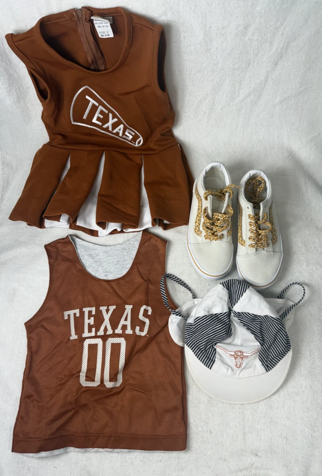 Texas A&M Aggies Baby Clothes Sz 2 & UT Hat & Kids Shoes Sz 12.5 Lot Infant NCAA