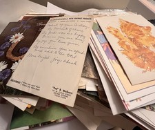 BIRTHDAY THANK YOU GET WELL CARD Misc. Lot Cards Envelopes Paper Ephemera