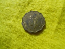 1944 - India - 1 Anna coin