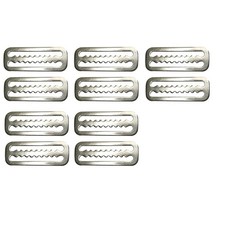 10Pcs Scuba Diving Weight Belt Slide Keeper Webbing Harness Belt Retainer4634