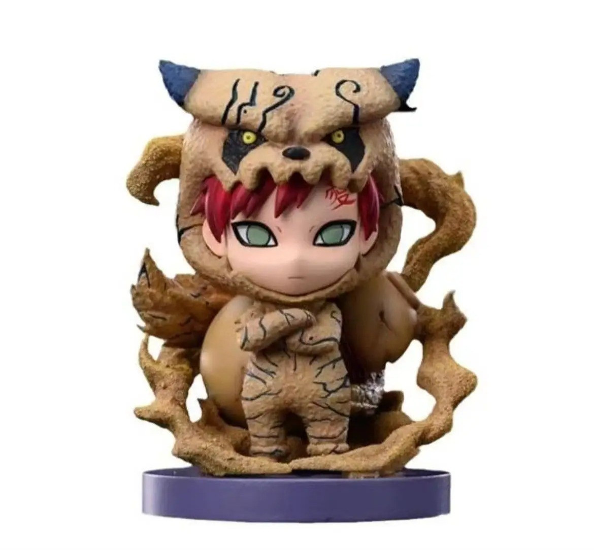 Naruto Gaara Chibi Anime Figure PVC Collectible Statue Manga Model