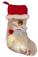 Pottery Barn Kids Woodland Angel Christmas stocking