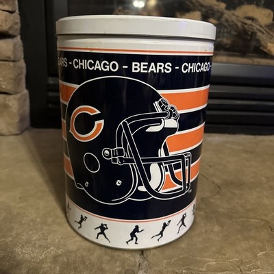 Chicago Bears Football Vintage NFL Popcorn Tin 13''x10'' Official Licensed Product