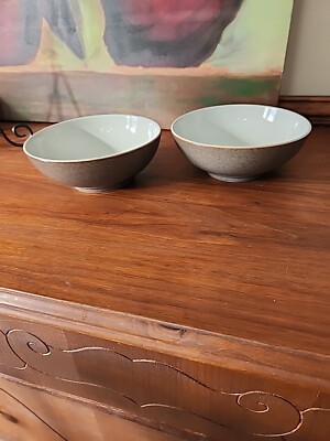 Denby-Langley Greystone Set of Two Soup Cereal Bowl 6 1/2''