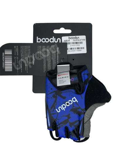 Boodun Professional Sports Gloves Cycling Gym Golf Fishing Sailing Blue Youth M - Picture 2 of 5