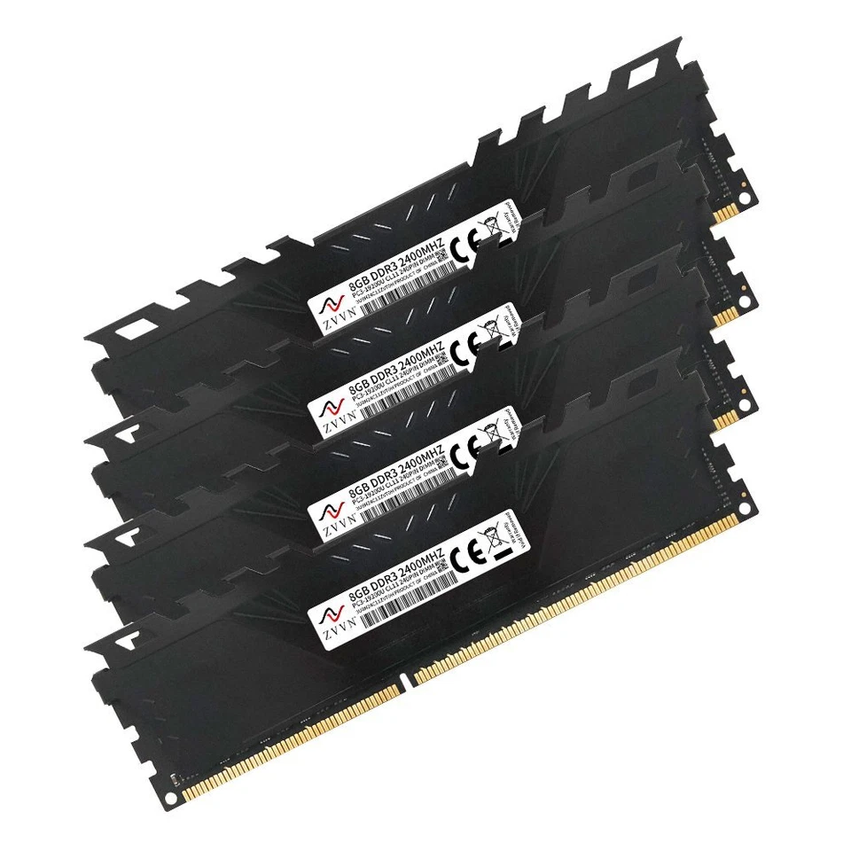 32GB 16GB 8GB DDR3 OC 2400MHz PC3-19200U 240Pin Desktop Overclocking Memory RAM - Image 2 of 4