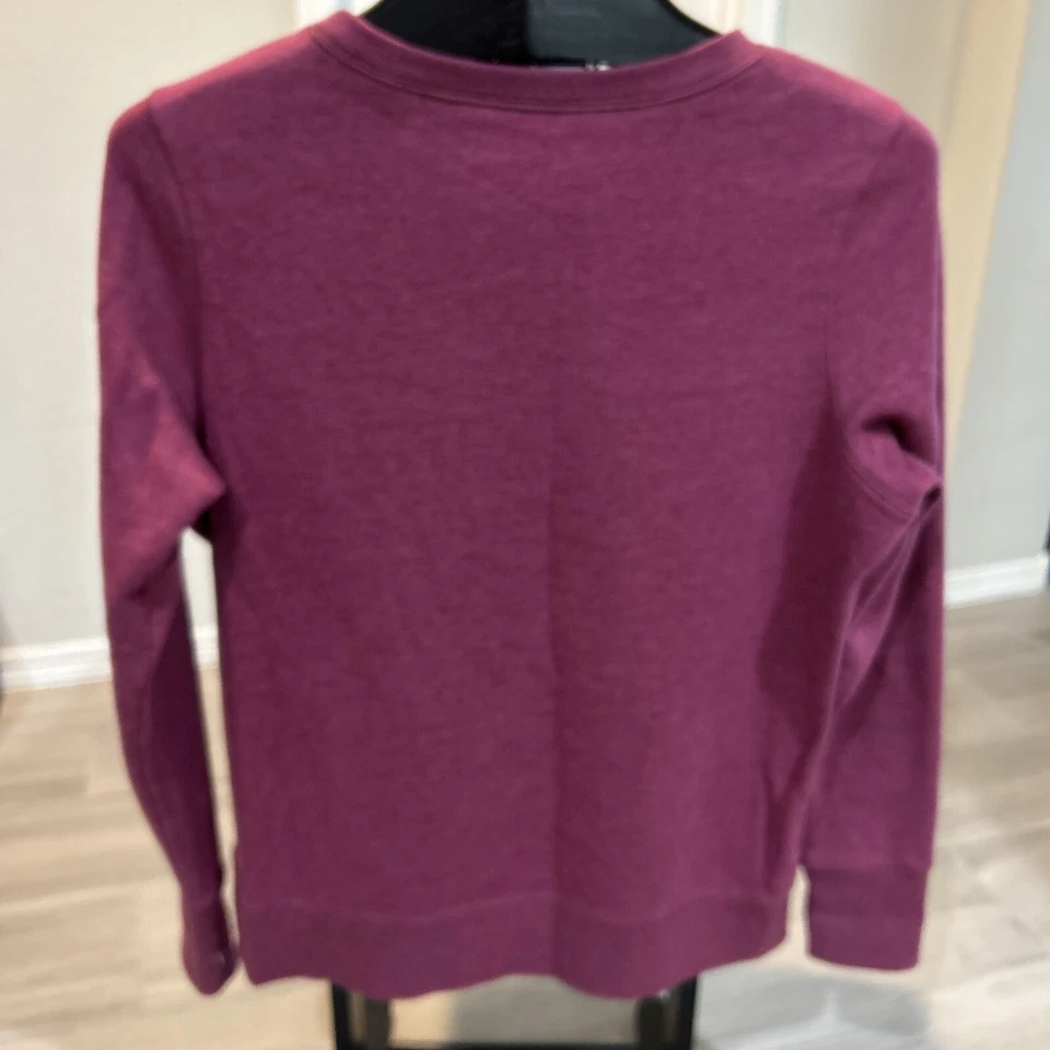 Mujer Talla XL Tek Gear Cuello Redondo Rosa/Púrpura Sudadera Pullover Agujeros para el Pulgar Foto 4 de 4