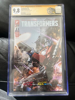 cgc graded comics 9.8 Clayton Crain Transformers #1 2024