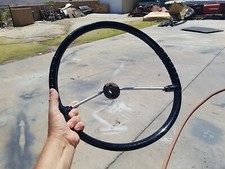 1961 Plymouth Dodge Desoto Nos Mopar Steering Wheel Black 1961 Plymouth Dodge Desoto Nos Mopar Steering Wheel Black