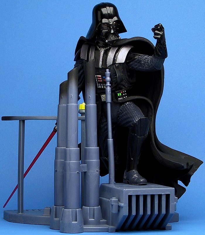 Hasbro Star Wars Unleashed Darth Vader 2004 7" Figure on Variant Art Card MINT