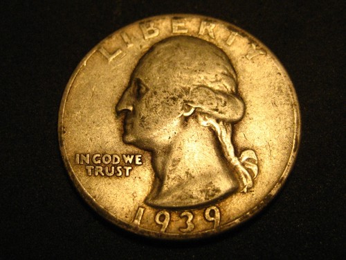 1939-D 90% Silver Washington Head Quarter #2 ^^^^^ - Picture 2 of 4