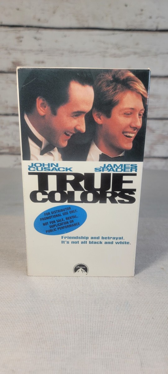 RARE PROMO/DEMO/SCREENER -True Colors (VHS, 1991) John Cusack