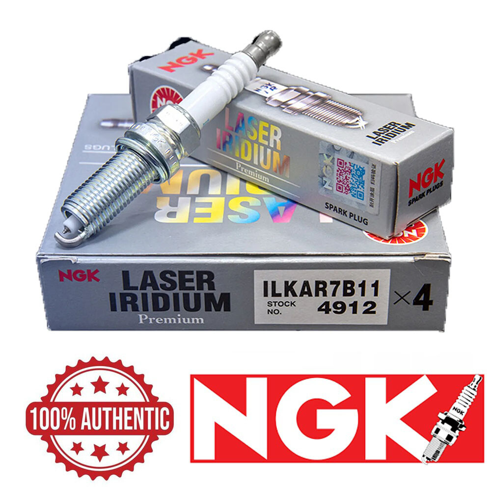 Set of 4 Spark Plugs Kit Laser Iridium 4912 NGK For Toyota Corolla Lexus CT200h