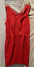 Banana Republic Vibrant Pink Sleeveless Dress Size 0 with Pockets