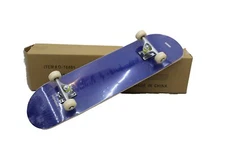 Full Size Standard Maple Deck Skateboard - Blue