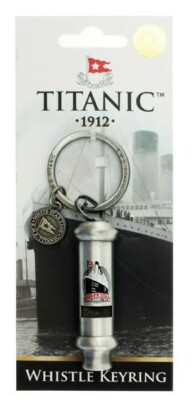 Titanic 1912 Pfeife Schlüsselanhänger Metall White Star Line Reproduktion Sam...