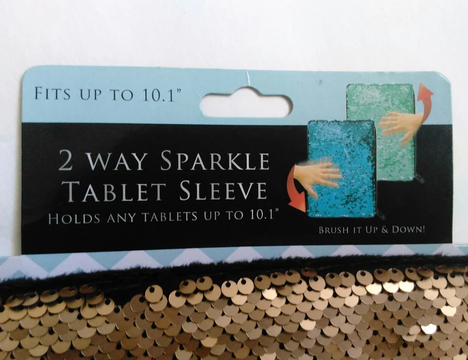 I.N. Funda para Tableta Global Inc 2 Vías Color Dorado Brillante Totalmente Nueva Foto 4 de 4