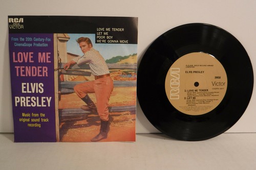 Elvis Presley Love Me Tender Rca Victor 016 Australia 7 Ep Ebay
