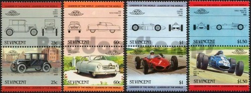 Car Stamp Set/Sets MNH Leaders of the World AUTO 100 Stamps / Cars / Automobiles - Picture 44 of 59