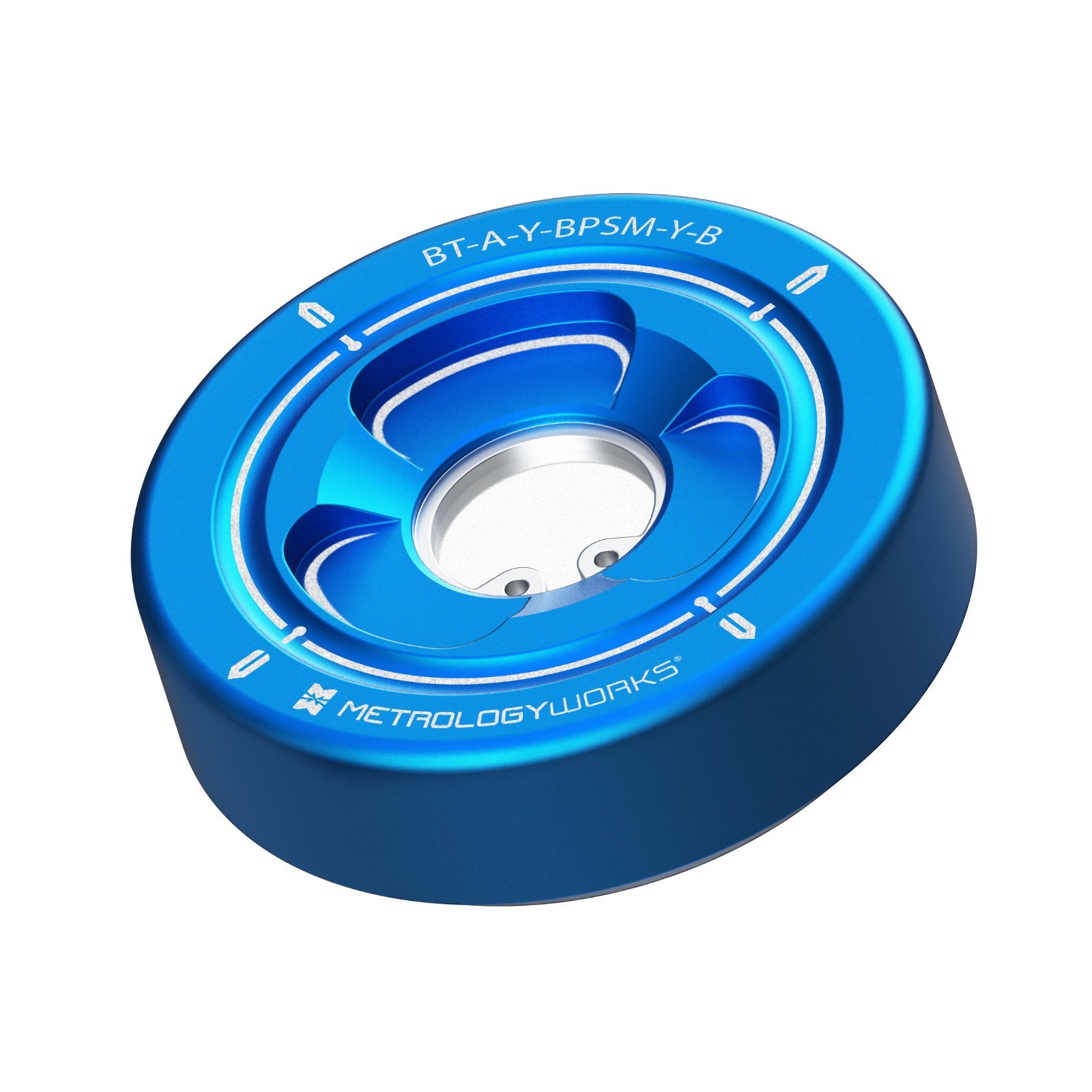 Laser tracker drift nest SMR monument adapter puck for FARO API precision measurement tool