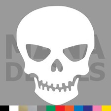 Skull Vinyl Die Cut Decal Sticker - Skeleton Bone