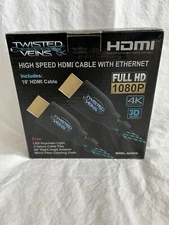 10 FT Twisted Veins HDMI Cable Premium Cord Type High Speed