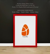 20 Rainbow Colours Modern Range Picture Photo Poster Frame Decor Many Sizes  