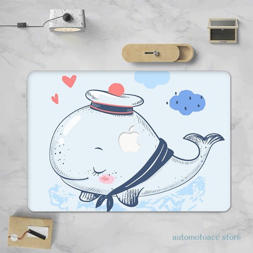 Dreamy Feather Dolphin Sky Case For Macbook M4 Pro 14 16 M3 Air 13 15 11 12 inch - Picture 7 of 24