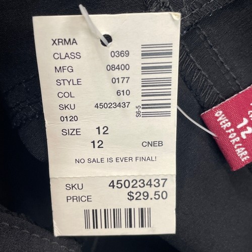 Justice Girls Black Flared Dress Pants Size 12 - New - Picture 5 of 6