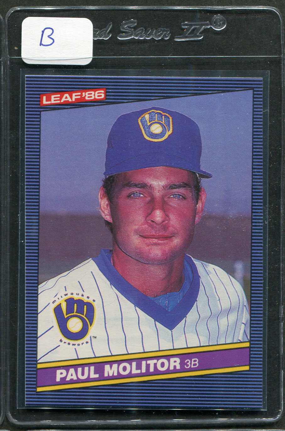 1986 Leaf Paul Molitor #70 Brewers Mint (B)