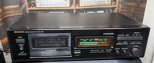 Onkyo TA-R410 cassette deck with LED VU meters, Dolby B-C NR HX PRO 