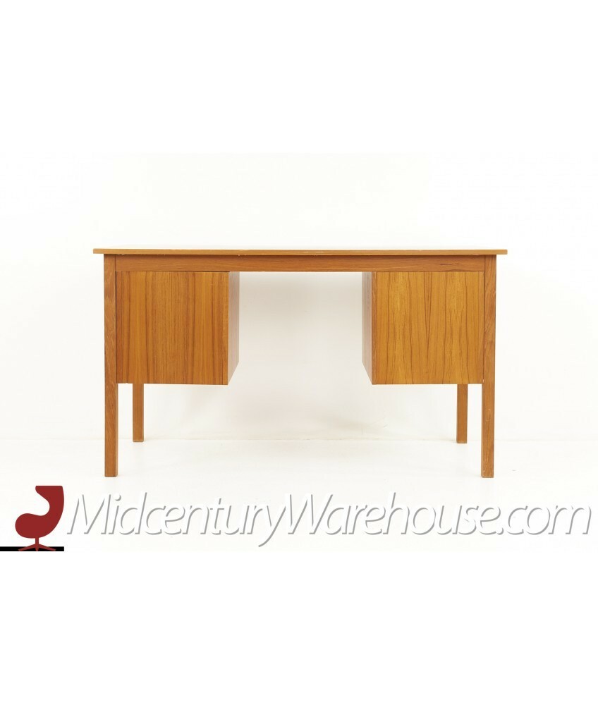 Bent Silberg Mobler Mid Century Danish Teak Desk | eBay