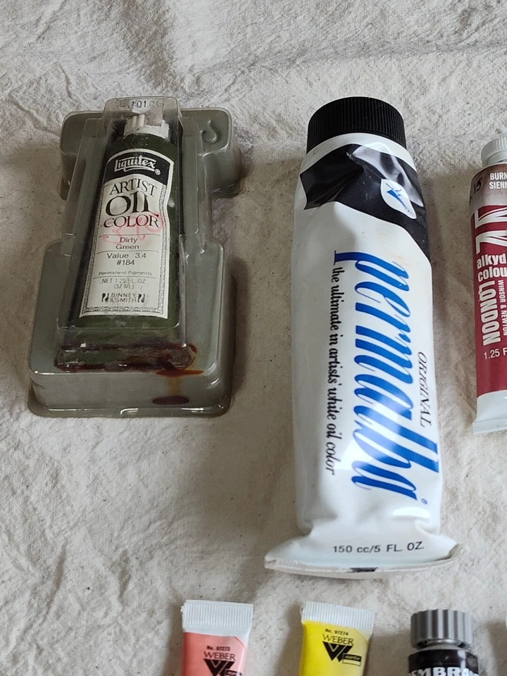 Lote de 11 colores al óleo mixtos para artista B10 Foto 2 de 4