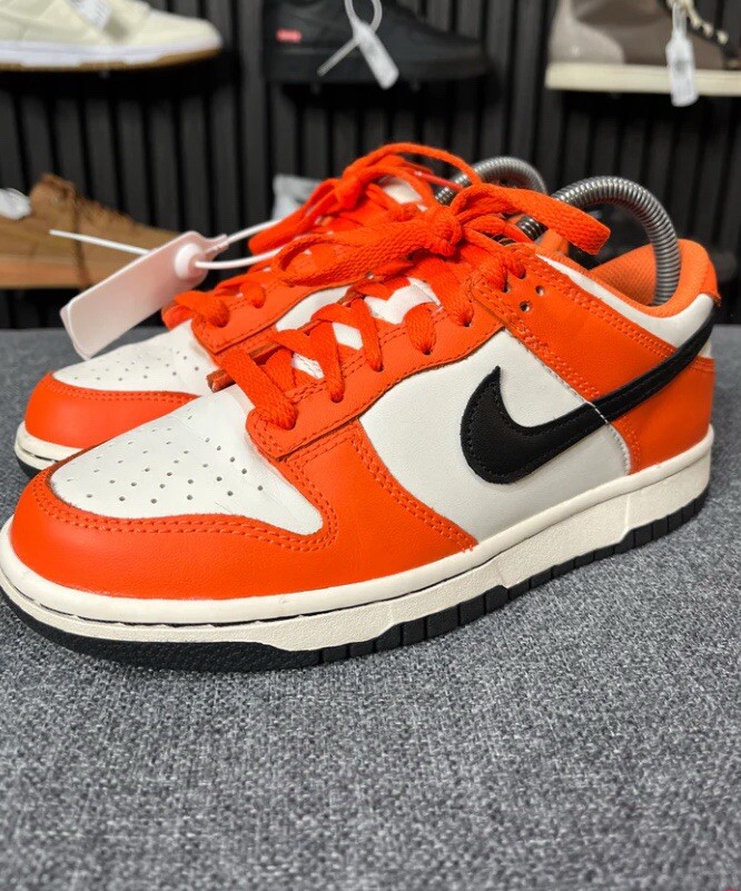Nike Dunk Low Halloween GS UK5 Orange Black ‘Safety Orange’