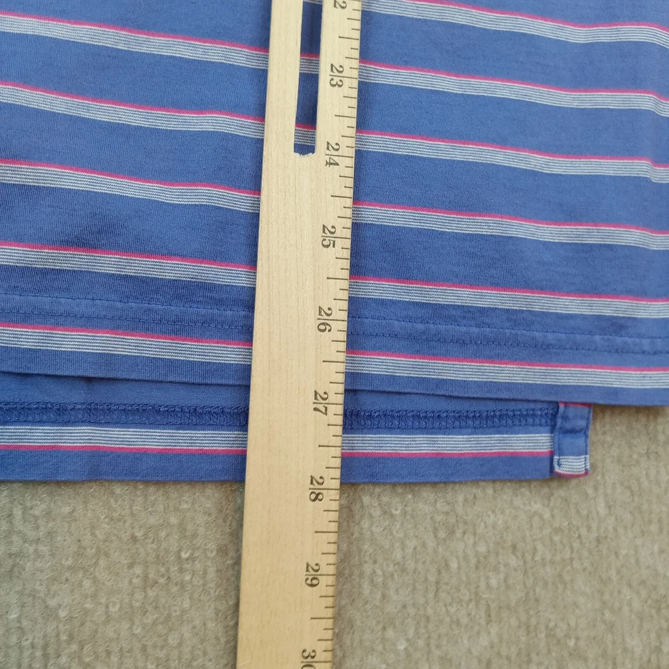 Camisa Polo Martin Para Hombre Mediana Púrpura Rosa Manga Corta Logo Golf Informal Foto 3 de 4