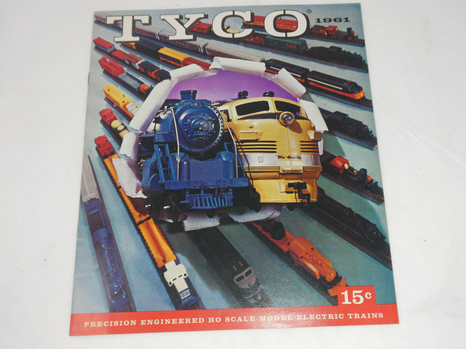 VINTAGE 1961 Manufacturer regenerated product TYCO HO SCALE ELECTRIC MODEL Outlet ☆ Free Shipping TRAINS CATALOG