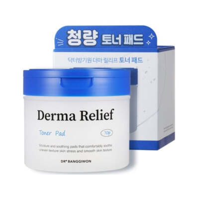 Dr.Banggiwon Derma Relief Toner Pad 70ea 170ml - FREE SHIPPING