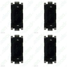 4 x Deta G3542BK Grid Fuse Units 13 Amp (Black)