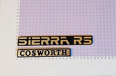 Escort RS COSWORTH BOOT REAR BADGE EMBLEM 4x4 RS2000 Xr4i Turbo Ford Sierra 