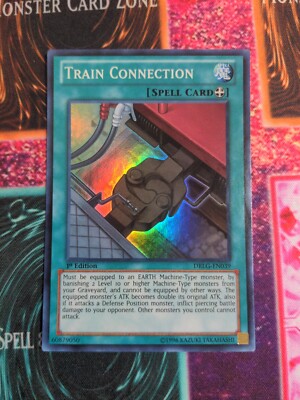 yugioh train cards Yu-Gi-Oh! Train Connection DRLG-EN039 1st Edition Super Rare NM