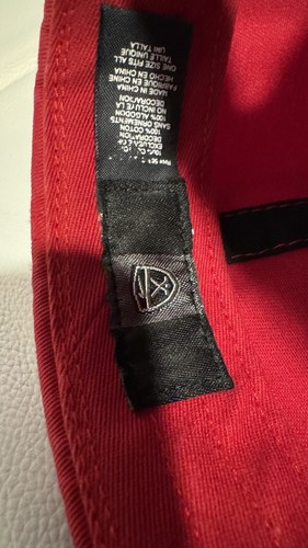 Nike Golf ONE Hat Red with Black Swoosh One Size Fits Most baseball Cap - Picture 8 of 8